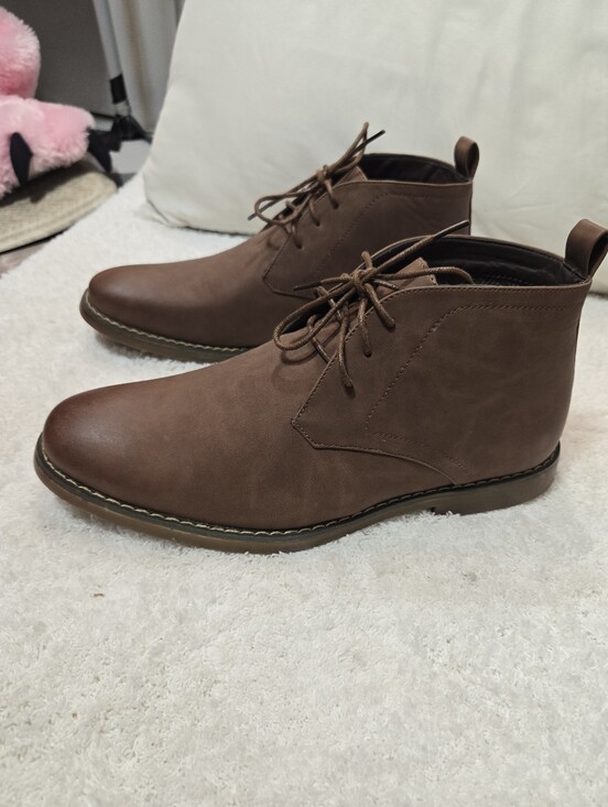 Men\'s Chukka Toecap 10.5 brown leather boots New